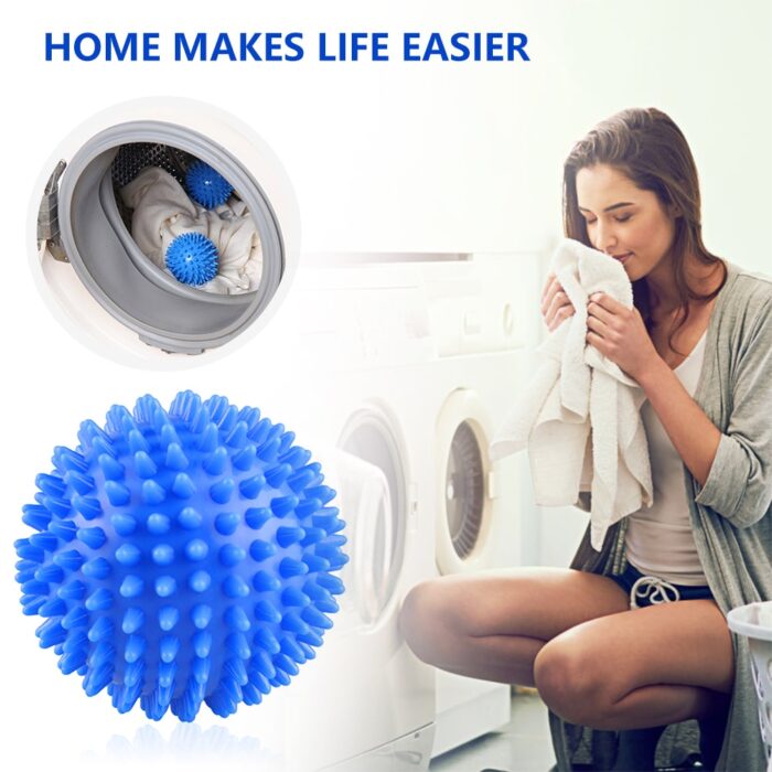 2pcs Laundry Ball PVC Dryer Balls Reusable Clean Tools Laundry Drying Fabric Softener Ball Dry Washi 3