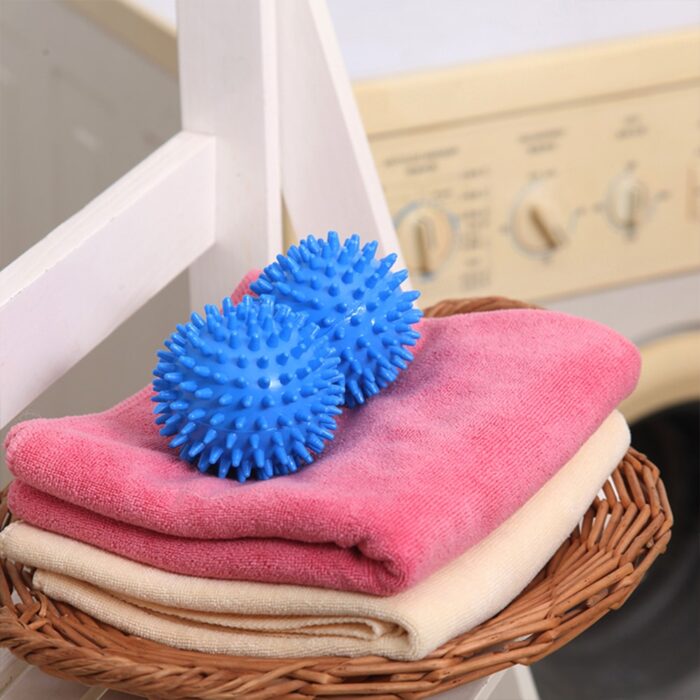 2pcs Laundry Ball PVC Dryer Balls Reusable Clean Tools Laundry Drying Fabric Softener Ball Dry Washi