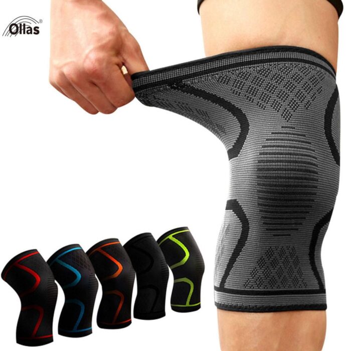 1PCS Elastic Sports Leg Knee Support Brace Wrap Protector Leg Compression Safety Pad Hiking Cycling .jpg Q90