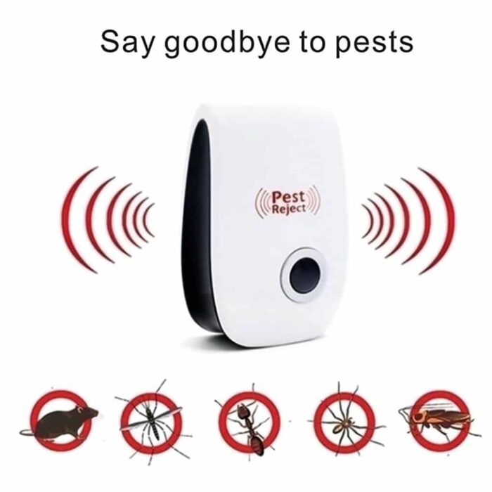 1Pcs Pest Reject Ultrasound Mouse Cockroach Repeller Device Insect Rats Spiders Mosquito Killer Pest Control Household 4