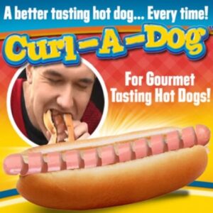 Curl-A-Dog BBQ Spiral Grilling Hot Dog Sausage Slicers