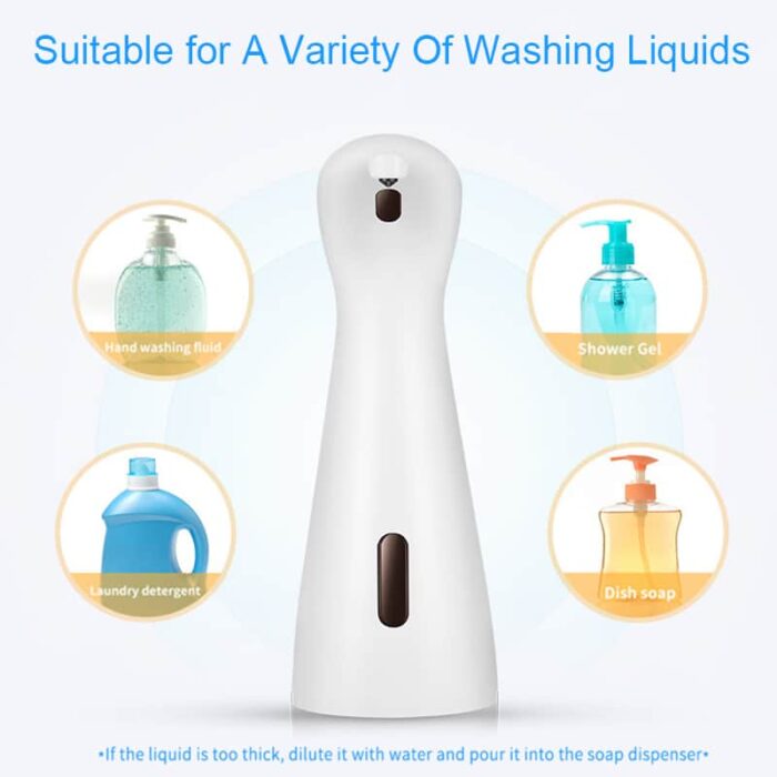 Liquid or Foam Soap Dispenser Automatic Hand Washing Washer Intelligent Induction Foaming Machine for Kitchen Bathroom