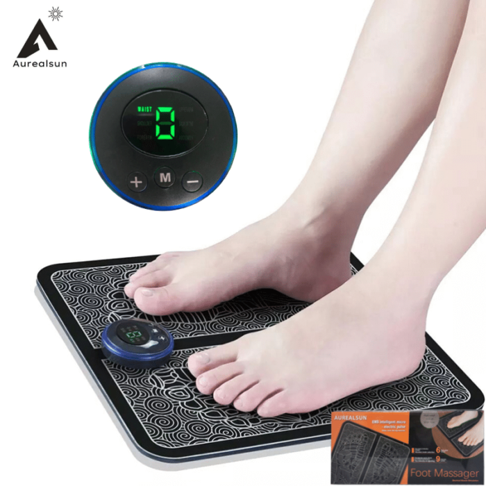 tens fisioterapia foot massager mat massageador pes muscular Electric EMS Health Care relaxation terapia fisica massage