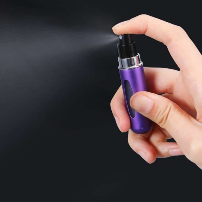 5ml Perfume Atomizer Portable Liquid Container For Cosmetics Mini Aluminum Spray Alcochol Empty Bottle Refillable For 4