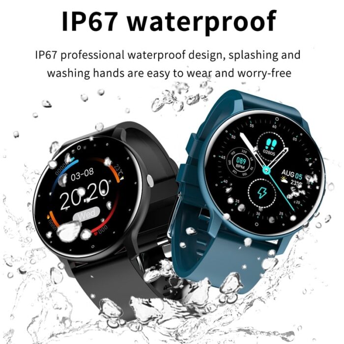 LIGE 2021 New Smart Watch Men Full Touch Screen Sport Fitness Watch IP67 Waterproof Bluetooth For 2