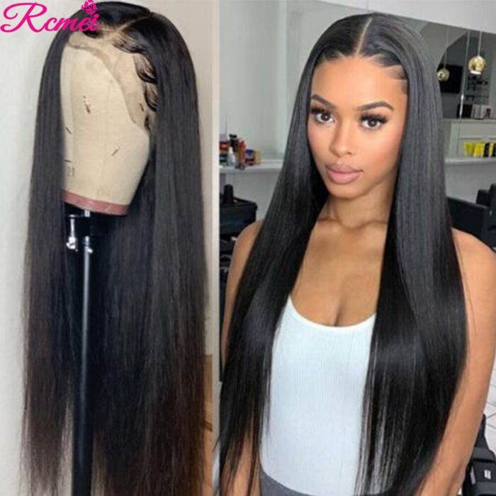 13x4 Lace Front Human Hair Wigs 34 Lace Front Wig Pre Plucked With Baby Hair 150 3