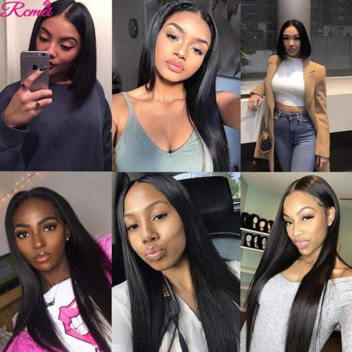 13x4 Lace Front Human Hair Wigs 34 Lace Front Wig Pre Plucked With Baby Hair 150 5