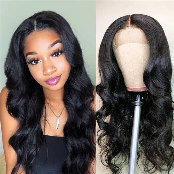 30 32 inch Transparent Lace Front Human Hair Wigs 13x6 HD body wave lace frontal wig