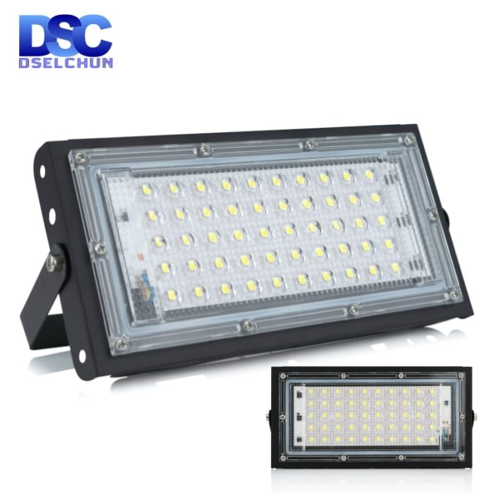 50W Led Flood Light AC 220V 230V 240V Outdoor Floodlight Spotlight IP65 Waterproof LED Street Lamp