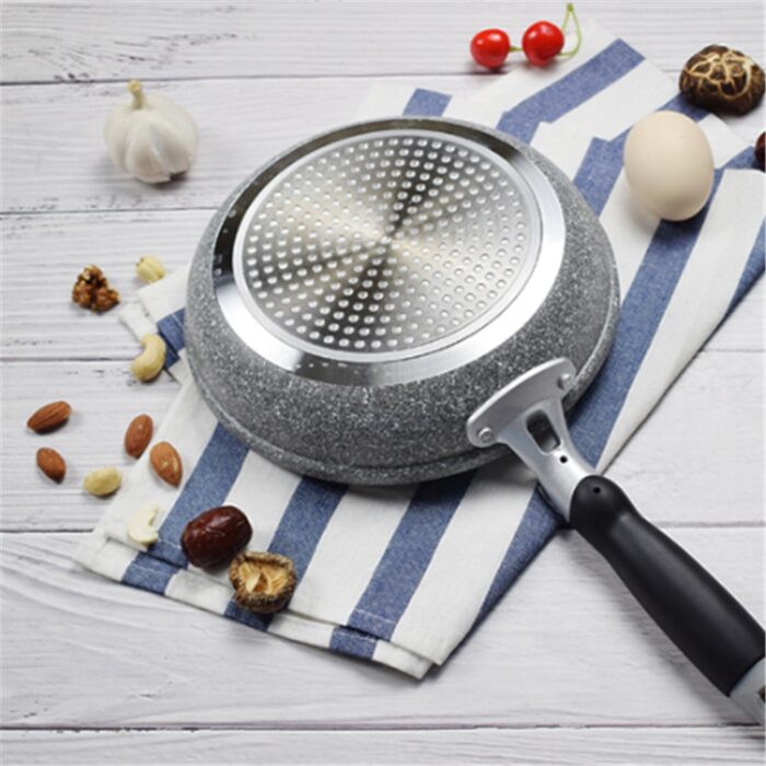 Frying Pan 28cm Wok Pan Non stick Pan Skillet Cauldron Induction Cooker Frying Pans Pancake Pan 2