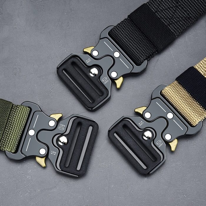 Men s Belt Army Outdoor Hunting Tactical Multi Function Combat Survival High Quality Marine Corps Canvas 3