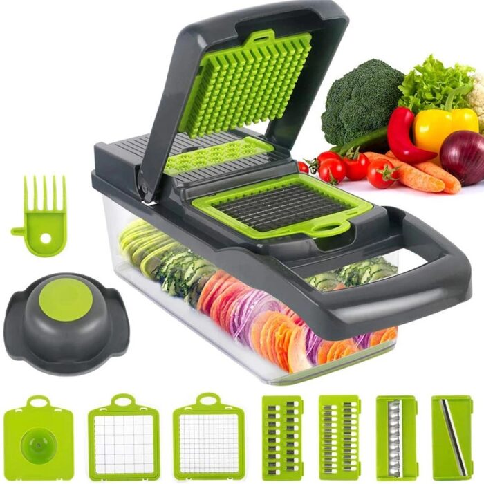 Multifunctional Vegetable Cutter Fruit Slicer Grater Shred 2