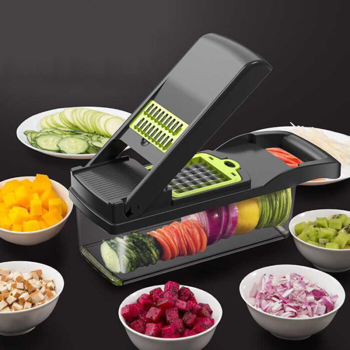 Multifunctional Vegetable Cutter Fruit Slicer Grater Shred 3