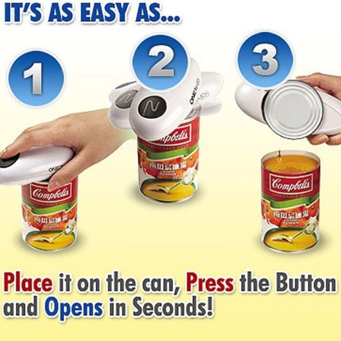 One Touch Automatic Can Opener Electric Opener Glas 1