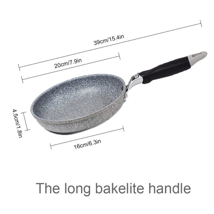 TEENRA 20Cm Japanese Style Frying pan Non stick Pot Aluminum Fried Pan Pancake Steak Pans Maker 1