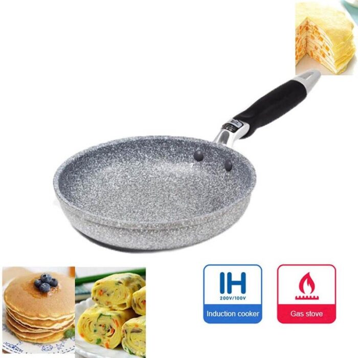 TEENRA 20Cm Japanese Style Frying pan Non stick Pot Aluminum Fried Pan Pancake Steak Pans Maker wpp1633783497200