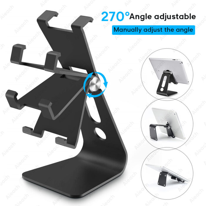 Universal Tablet Desktop Stand For iPad 7 9 9 7 10 5 11 inch Metal Rotation