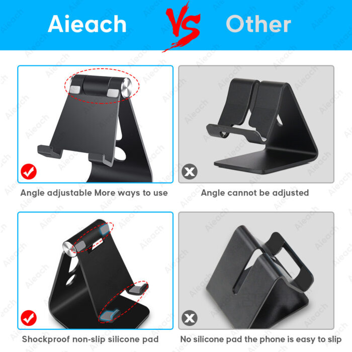 Universal Tablet Desktop Stand For iPad 7.9 9.7 10.5 11 inch Metal Rotation Tablet Holder For Samsung Xiaomi Huawei Phone Tablet