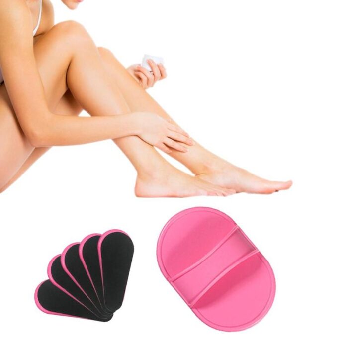 10pcs set Natural Face Leg Hair Remover Epilator Exfoliator Pad for Women Beauty Tools Smooth Legs 1