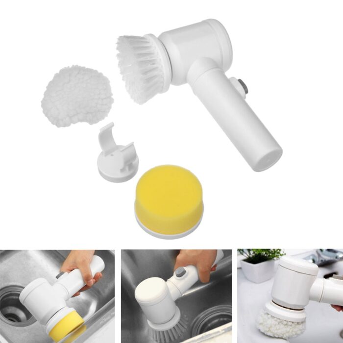 Electric Handheld Scrubber Bathtub Sink Cleaning Brush Bathroom Kitchen Tile Bidet Clean Brushes Washing Tool Drill 1