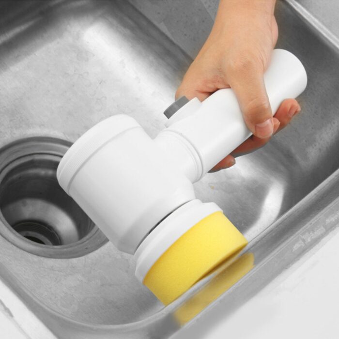 Electric Handheld Scrubber Bathtub Sink Cleaning Brush Bathroom Kitchen Tile Bidet Clean Brushes Washing Tool Drill 2