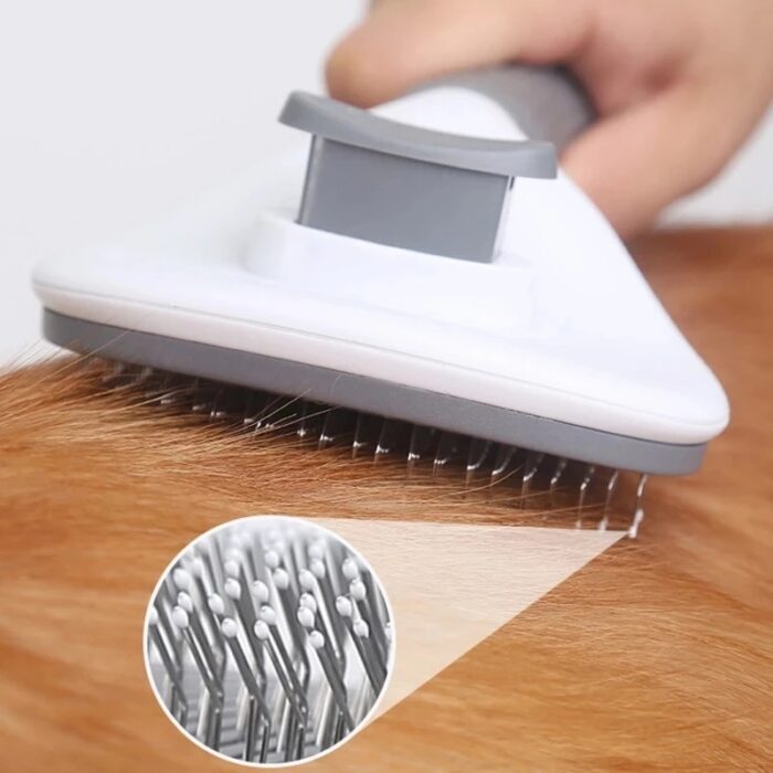 Pet Dog Brush Cat Comb Self Cleaning Pet Hair Remover Brush For Dogs Cats Grooming Tools 1