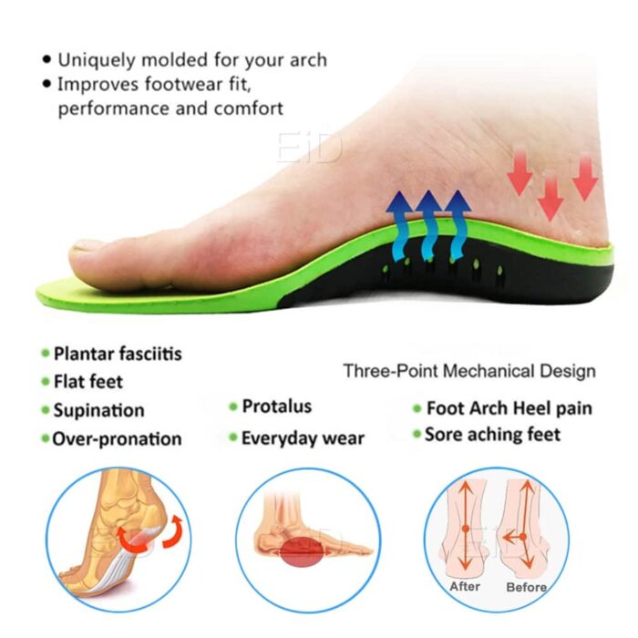 Best EVA Orthopedic Shoes Sole Insoles For feet Arch Foot Pad X O Type Leg Correction 2