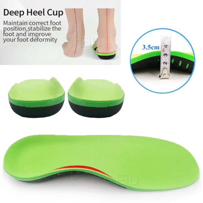 Best EVA Orthopedic Shoes Sole Insoles For feet Arch Foot Pad X O Type Leg Correction 3