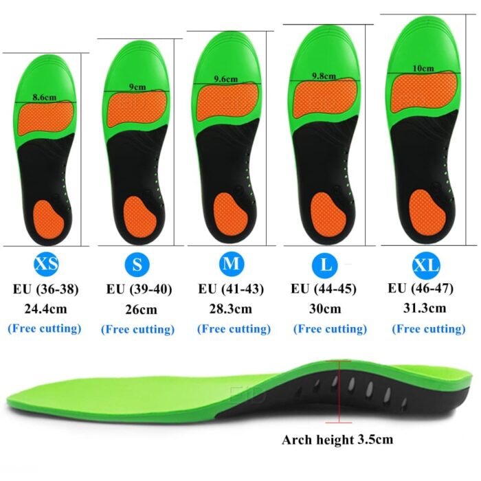 Best EVA Orthopedic Shoes Sole Insoles For feet Arch Foot Pad X O Type Leg Correction 5