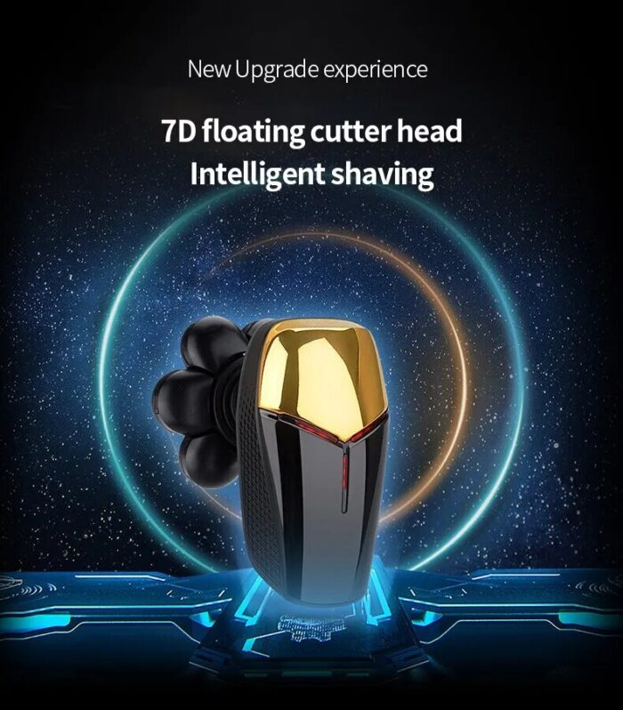 7D Independently 7 Cutter Floating Head Waterproof Electric Razor Multifunction USB Charge Trimmer Men Shaver For 2